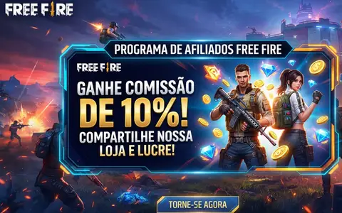 Torne-se Afiliado Recarga Free Fire